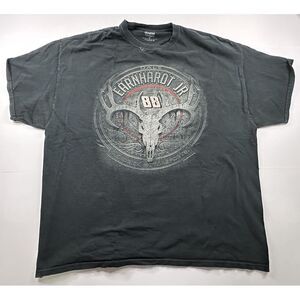 Dale Earnhardt Jr 88 Nascar Racing Hendrick Motorsports Buck Skull RARE Shirt 2X